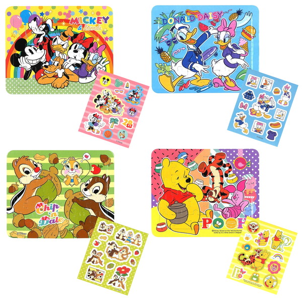 駄菓子 通販】ディズニーパズル＆シールセット 駄菓子・イベント用品を