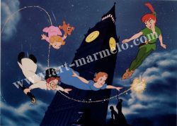 ディズニーの額入りポスター 「You Can Fly」