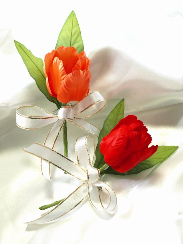 アートフラワーパーツ・造花・染花・布花】チューリップ｜造花