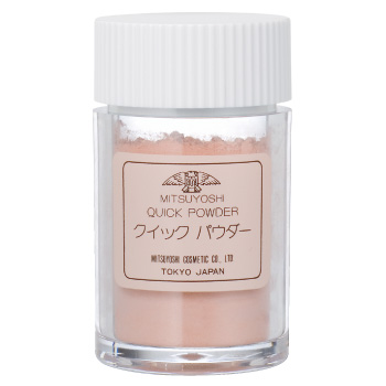 ウエダ美粧堂化粧筆】パウダーブラシ （丸平） 細光峰の丸平型パウダー