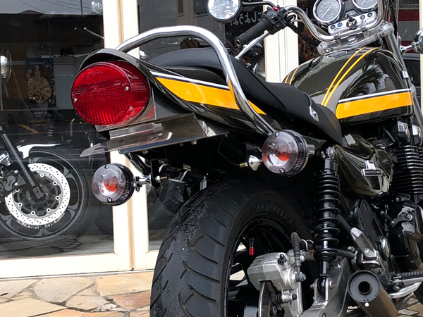 Z1 Z2 純正タイプ ウインカー スモークレンズ ショートステー付 4個セット