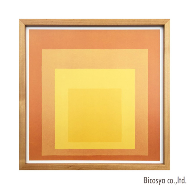 絵画 Josef Albers「Homage To The Square」 ヨゼフ・アルバース 美術