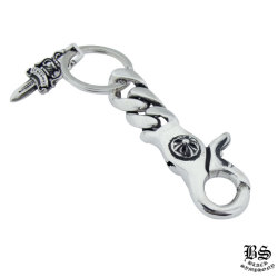 クロムハーツキーリングショートファンシーチェーン2リンク|クロム