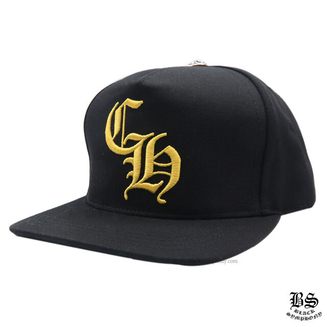 クロムハーツベースボールキャップ5パネルCHブラック|クロムハーツ通販