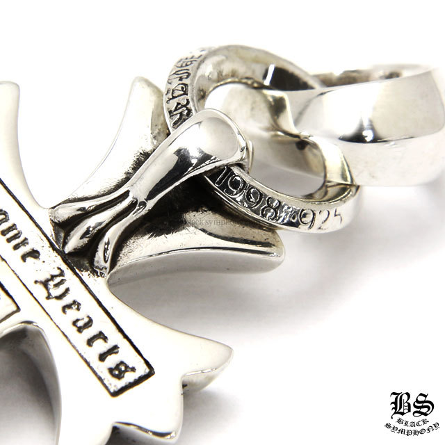 クロムハーツCHクロスペンダントスモールwithベイル(ネックレス