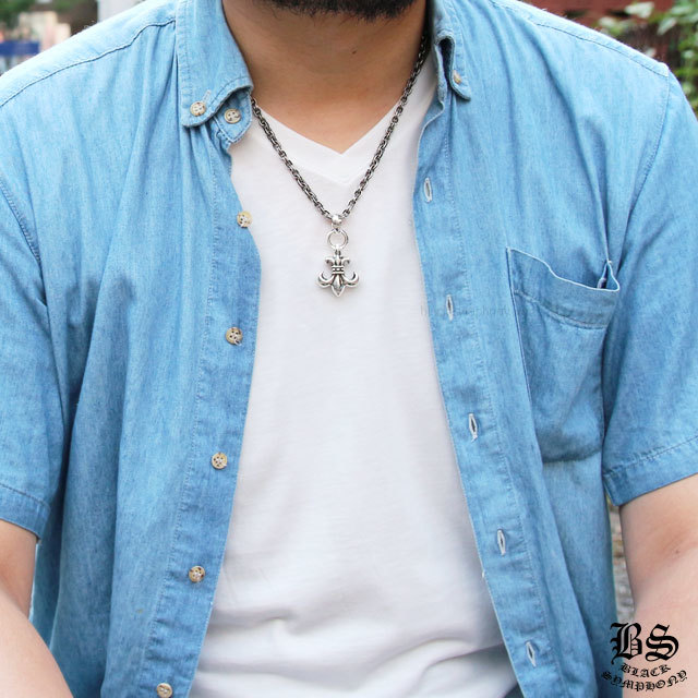 クロムハーツBSフレアペンダントwithベイル＆ペーパーチェーン