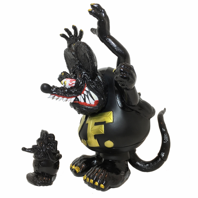 Magical Mosh Misfits x BlackBook Toy:Asura Rat Fink GOLD x BK x