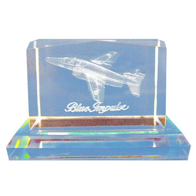 ブルーインパルス T-4 3Dクリスタル