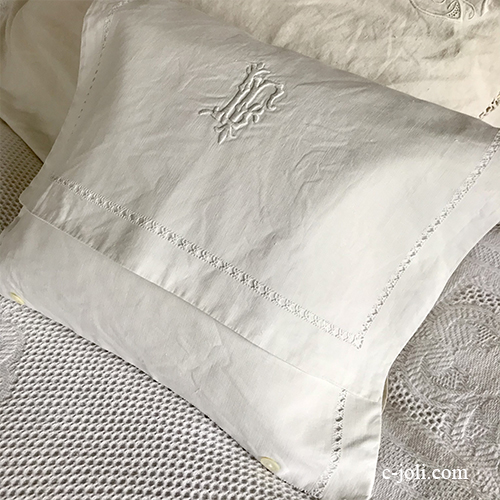 B1579 フランスアンティークリネンランジェリーケース/ナイトドレス