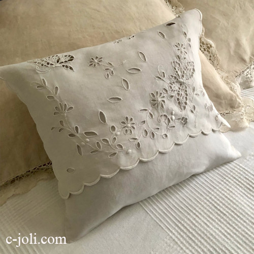 パリ発送】B1632 フランスアンティークリネンランジェリーケース