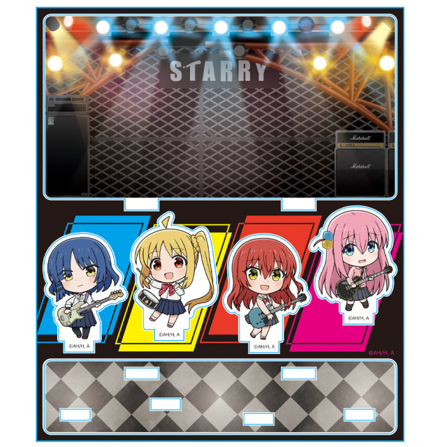 ぼっち・ざ・ろっく！ アクリルジオラマ[ひとり＆虹夏＆リョウ＆郁代]