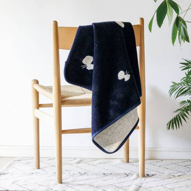 KLIPPAN × mina perhonen｜シュニールコットンブランケット ミニ