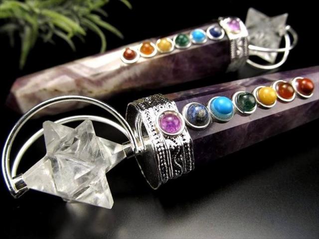 アメジスト マジックワンド タイプA 全長約12cm-14.5cm 1個売り