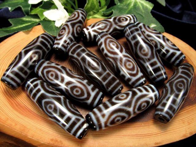 A至純 天珠 龍眼天珠(りゅうがんてんじゅ) サイズ:約37mm-39mm前後 1個