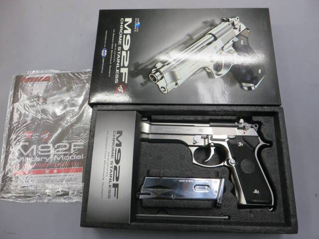東京マルイ】M92F クロームステンレス