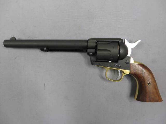 マルシン】コルトSAA.45 キャバルリー ブラススタイル HW 木製グリップ