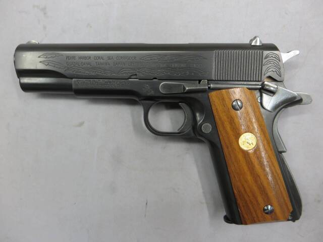 MGC】コルトM1911A1 第二次世界大戦記念モデル・ブルーイング モデルガン