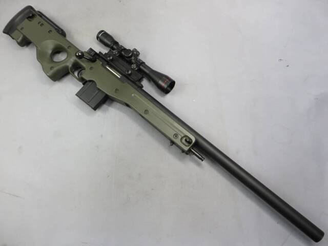 東京マルイ】L96AWS ODストック・ハイマウント・プロスコープ