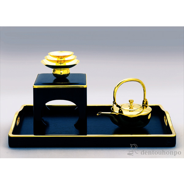 送料無料】 純金 銚子セット / お正月 新年 おとそ とそ器 日本酒
