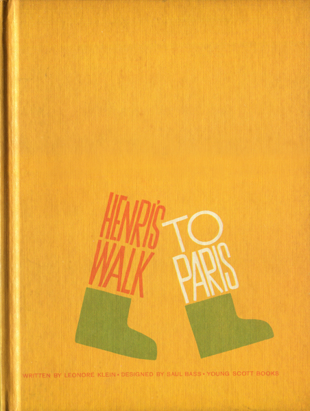 古書古本 dessin：HENRI'S WALK TO PARIS（ソール・バス, Leonore Klein）