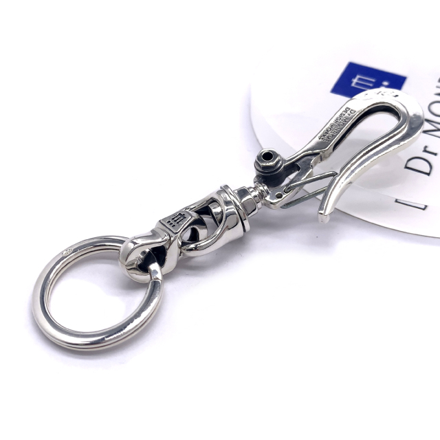 メカニカルメンズシルバーキーリング KC-04-SV