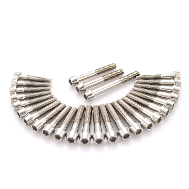 ZRX400 ZRX400 2型 チタン エンジンカバーボルト 27本セット カワサキ