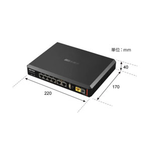 Buffalo VPNルーター 10Giga 有線モデル（VR-Uシリーズ）VR-U500X