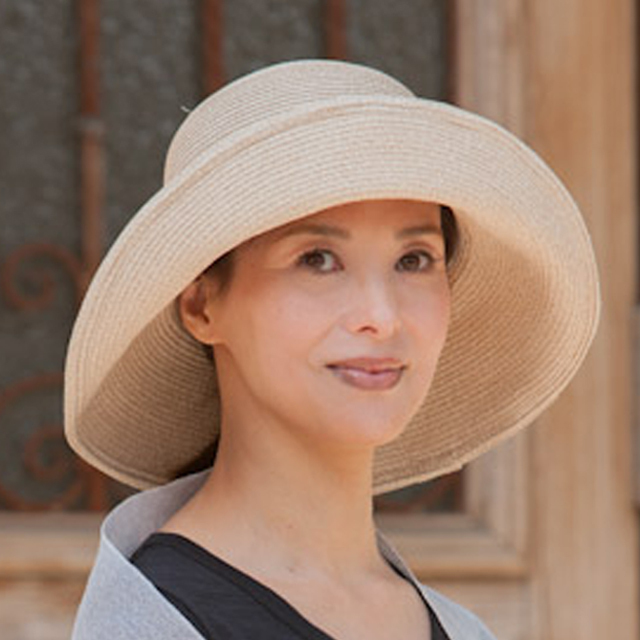 SASAWASHI ささ和紙 ブレード帽子 革紐仕様