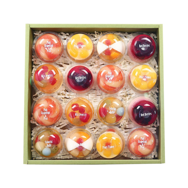 軽井沢ファーマーズギフトのデザート ミックスゼリー16個セット