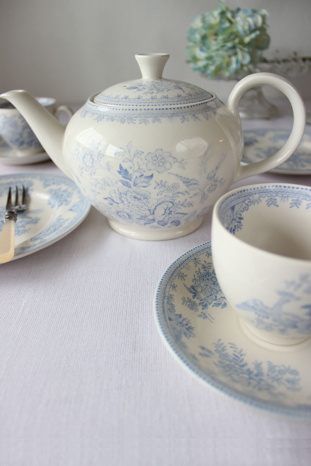 送料無料】（バーレイ） ｜ブルー アジアティック フェザンツ