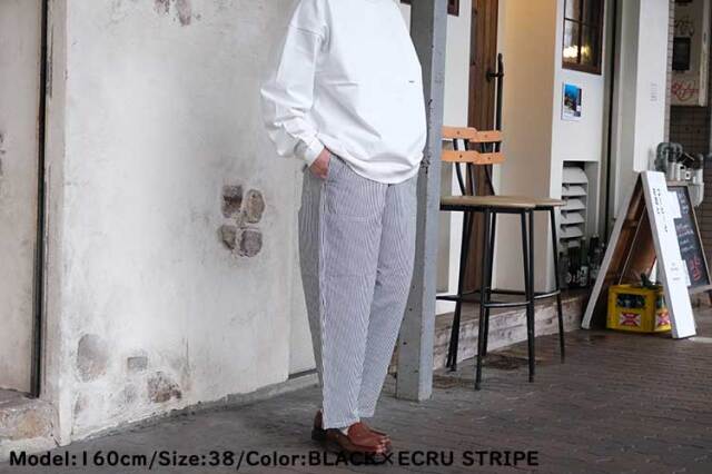 DANTON JD-2540WEL コットンリネン イージーパンツ