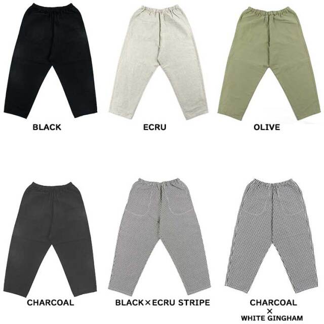 DANTON JD-2540WEL コットンリネン イージーパンツ