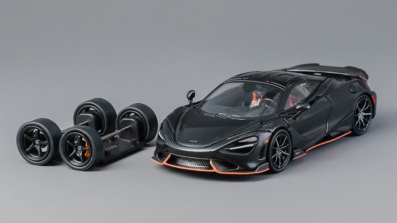 CM・MODEL(CMモデル) 1/64 McLaren 765LT フルカーボン/オレンジ