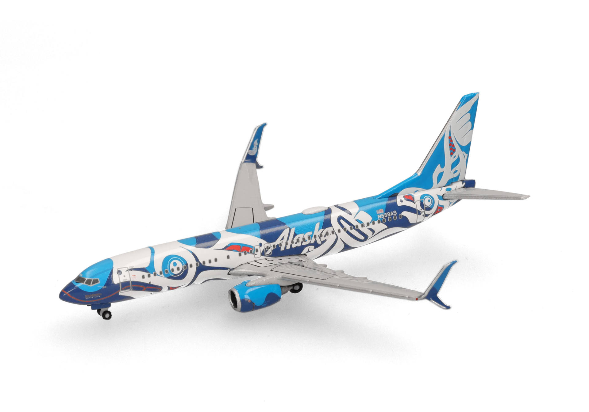 herpa wings 1/500 (ダイキャスト製) 737-800 アラスカ航空 “X?at Kw