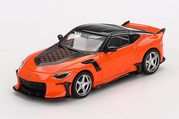 MINI GT 1/64 (ダイキャスト製) Nissan Z Veilside FFZ400 オレンジ(左