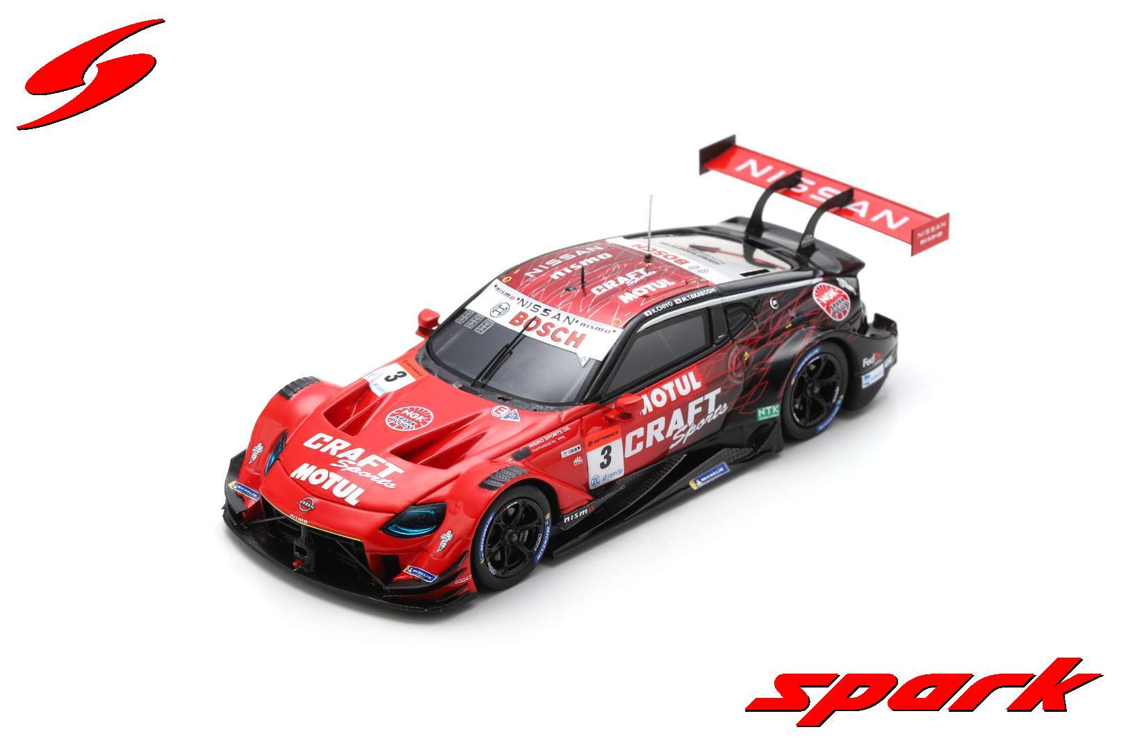 Spark (スパーク) 1/43 CRAFTSPORTS MOTUL Z No.3 NDDP RACING GT500