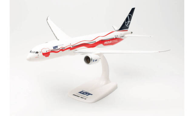 herpa wings 1/200 (プラスチック製) 787-9 LOTポーランド航空 
