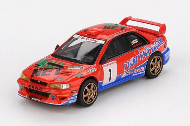 MINI GT 1/64 (ダイキャスト製) スバル インプレッサ WRC97 DRM 1999