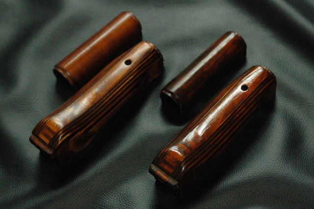 GHK AKM木製ハンドガード・ストックセット・リフィニッシュ