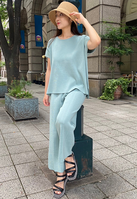 サマーニットセットアップ【7i-831-04698】