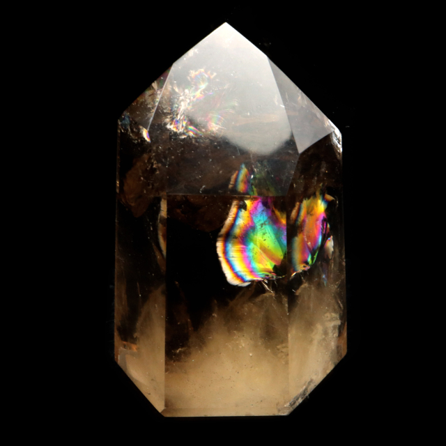 シトリン 高品質 スフィア 4.1㎝ レインボーシトリン シトリン 高品質