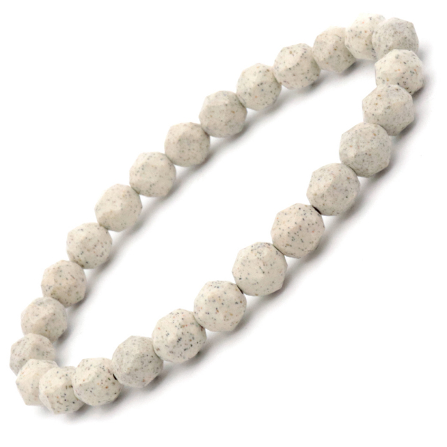 北投石 ブレスレット 8mm 黒色 台湾産 マイナスイオン測定済み