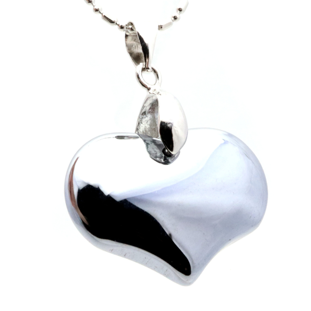 テラヘルツ鉱石 本物 ネックレス ハート かわいい おしゃれ ペンダント