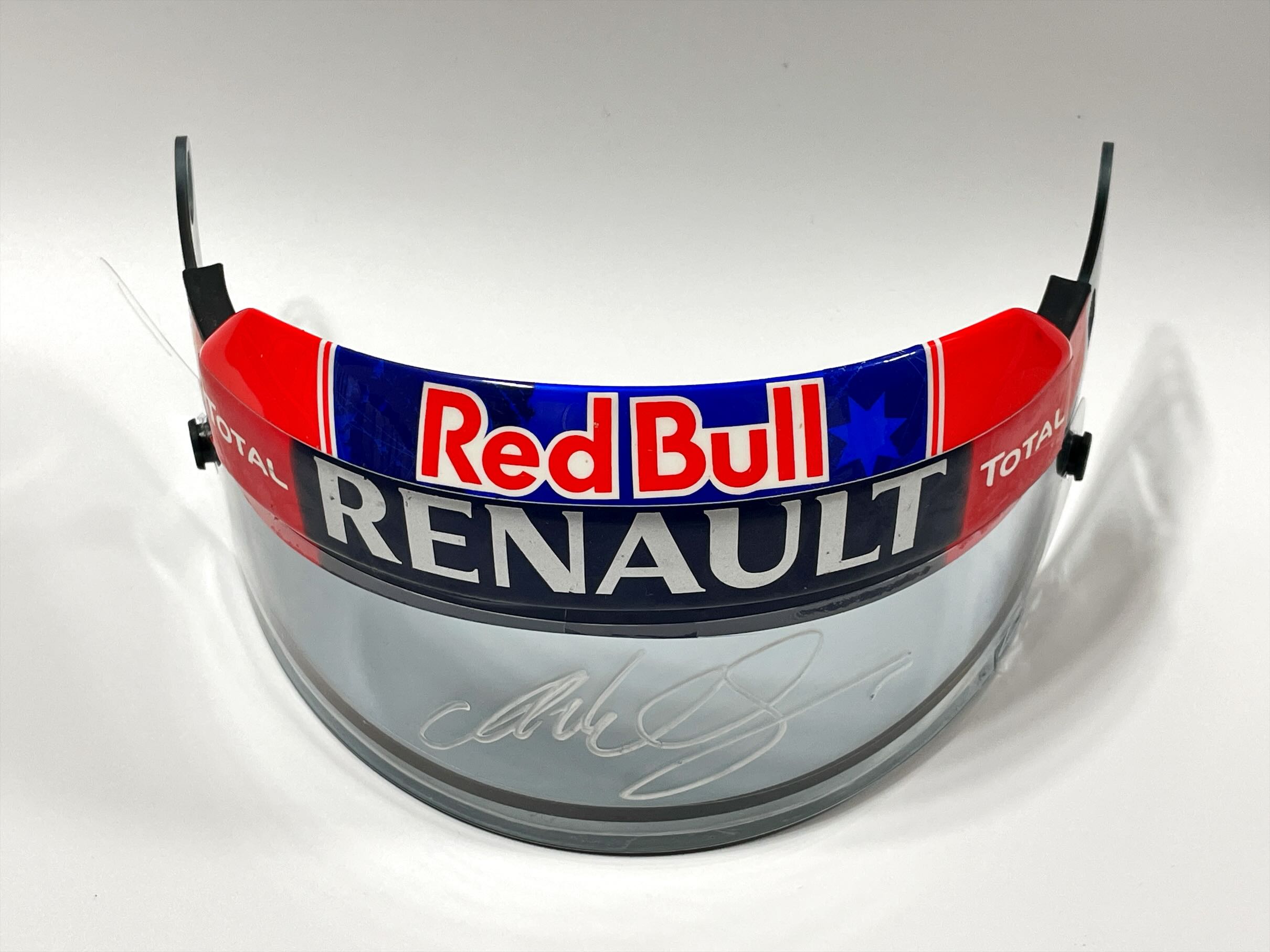 M.ウェーバー 直筆サイン入り ヘルメットバイザー(ザイロン付