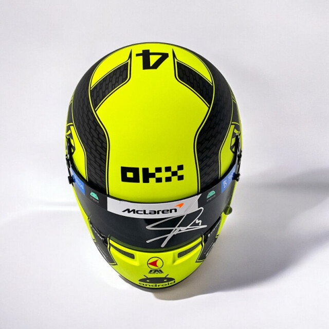 L.ノリス直筆サイン入 2023 1/2ヘルメット F1グッズ・ミニカーの専門