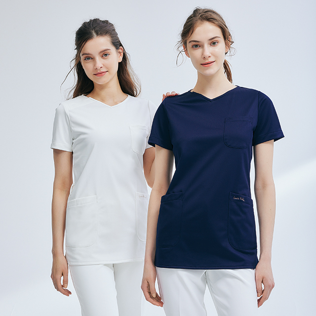 LW603 ローラ アシュレイ 住商モンブラン ナースウェア スクラブ 女性