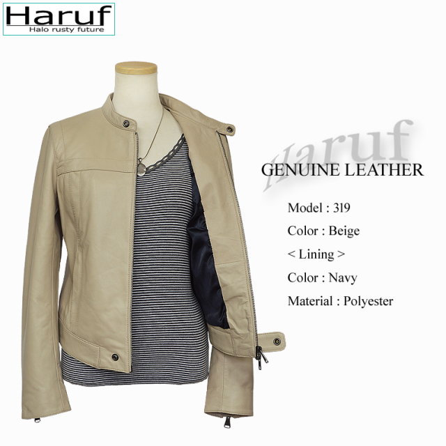 レザージャケット レディース 本革 シングルライダース 革ジャン