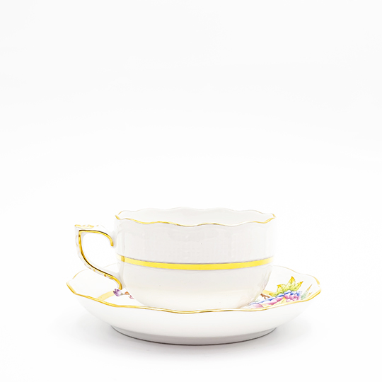 ヴィクトリア・ゴールド] ティーカップ&ソーサー