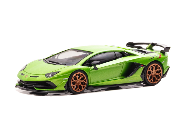 HUNG HING TOYS 1/64 Lamborghini AVENTADOR SVJ (Green Metallic