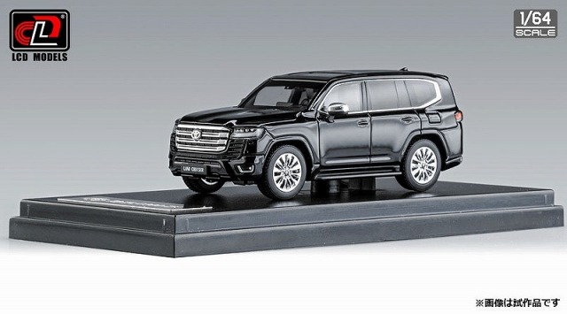 LCD 1/64 Toyota Land Cruiser LC300 ZX Black